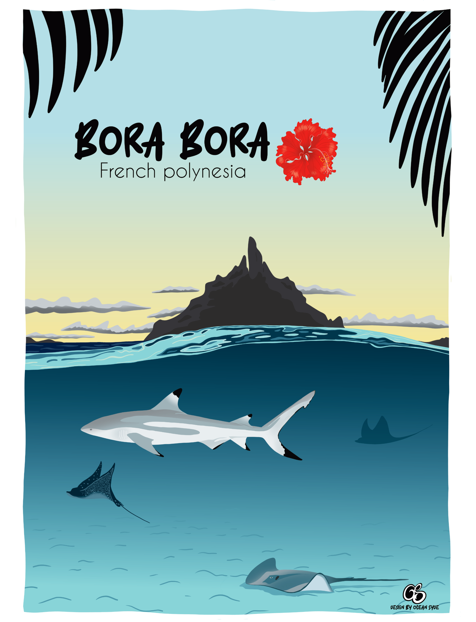 Le lagon de Bora Bora