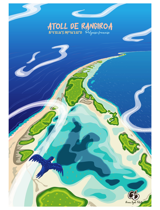 Le lagon bleu de Rangiroa